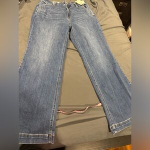 Judy blue high waist wide leg (trouser fit) jeans, size 18W, new with tags
